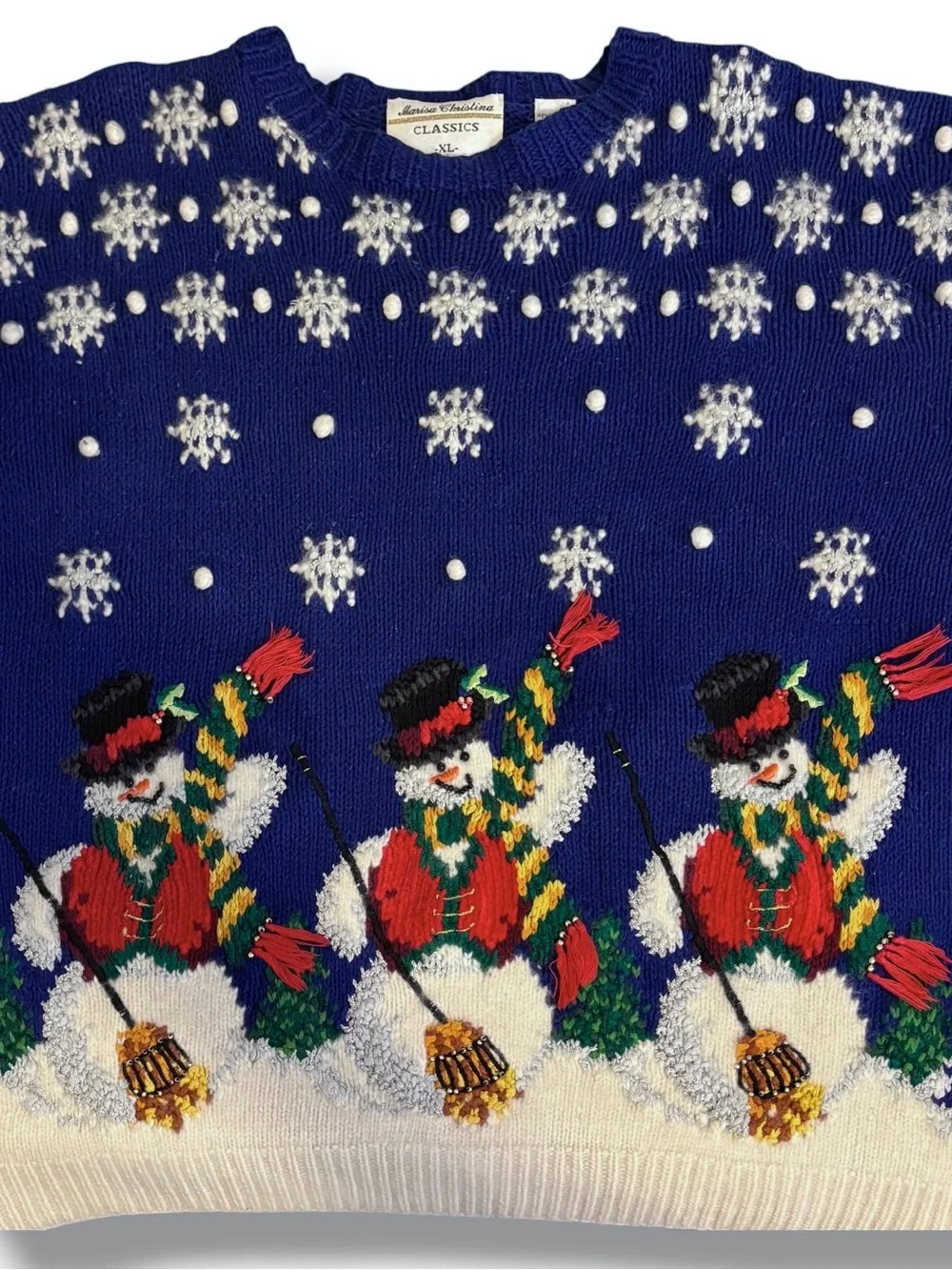 Marisa Christina Classics The Christmas Collection 1994 Unisex Sz XL Snowmen